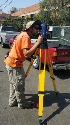 Experienced in residential and commercial boundary and topographic surveys