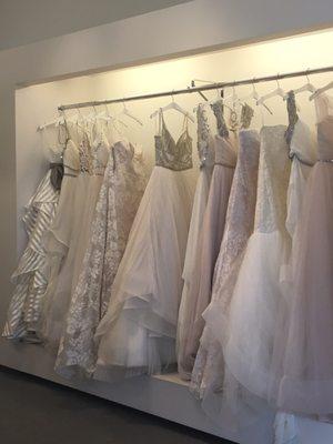 One of the many walls of dresses