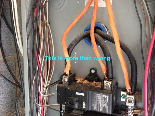 This is your neighbor's wiring.