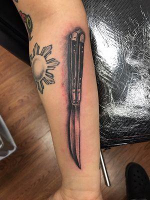 Butterfly knife by jaz