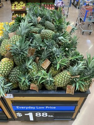 Pineapples $1.88 ea