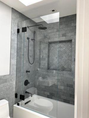 3/8" Heavy Glass Shower Screen