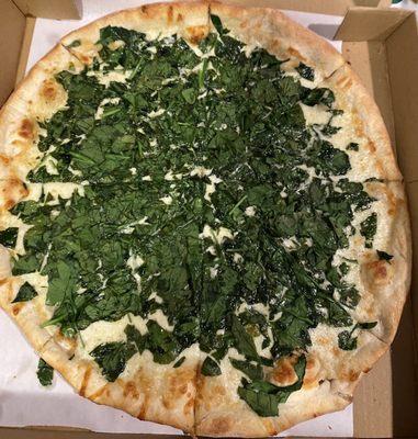 14" Spinach Alfredo Pizza 14" Medium