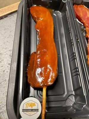 Honey Mustard BBQ Skewered Bacon