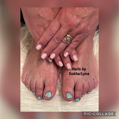 Gel pedicure & builder Gel