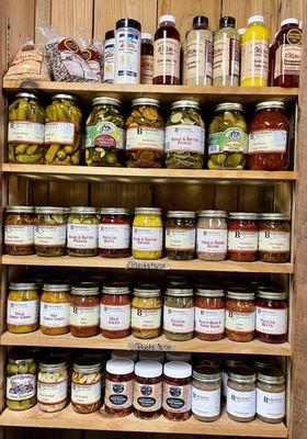 Bottled goods, store interior