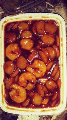 Emperors Shrimp & Scallops? WATER CHESTNUTS LOTS & LOTS