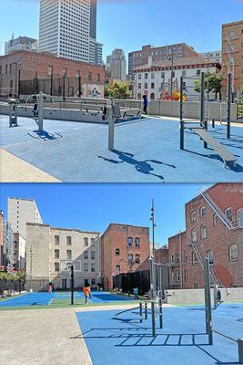 Willie Woo Woo Wong Playground, exercise station and basketball court in the adult section