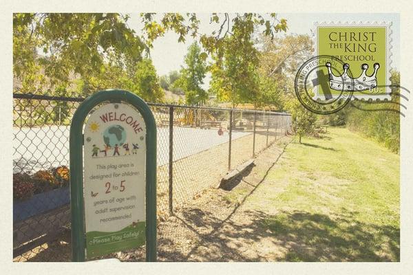 Our amazing playground at Christ the King Preschool - Fallbrook