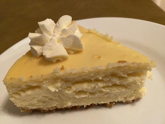 New York cheesecake.