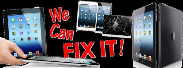 Apple iPhone repair, iPad repair, Samsung Galaxy repair, cracked / shattered screen repair, broken LCD repair, battery replacement