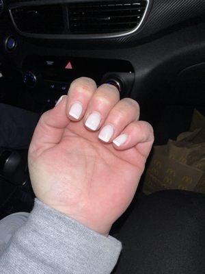 Full Gel Set.. French manicure.