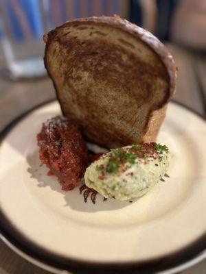 Wow!! I didn't think I liked pimento cheese until I ordered this housemade pullman bread. You HAVE to try it!!