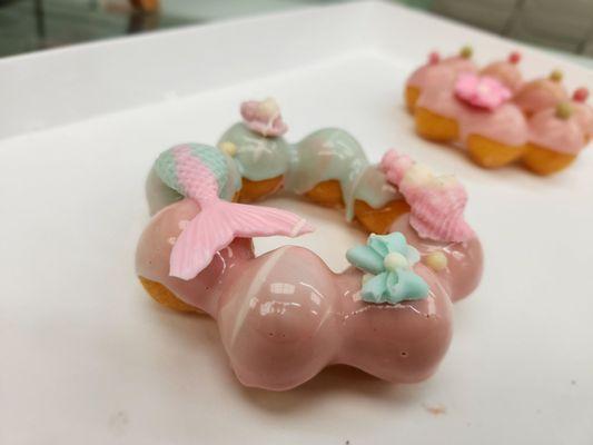 Mermaid Mochi Donut