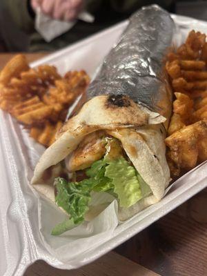 BBQ Chicken, Bacon and Ranch Wrap