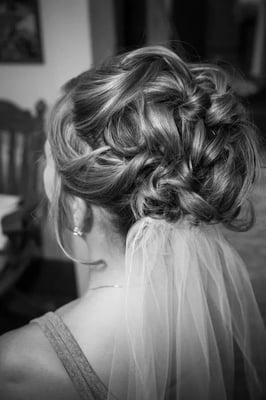 Bridal hair by Kristie 949-394-4405