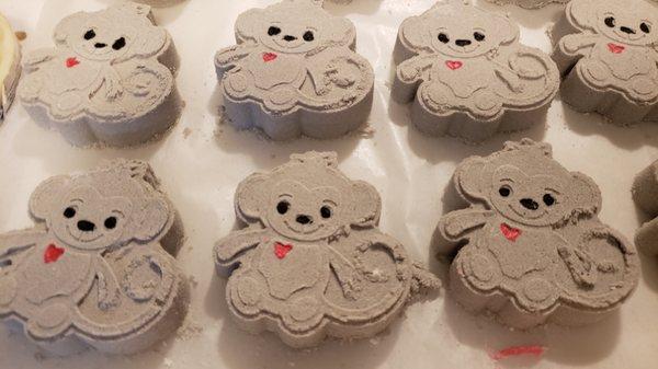 Monkey bath bombs...scented in Monkey farts