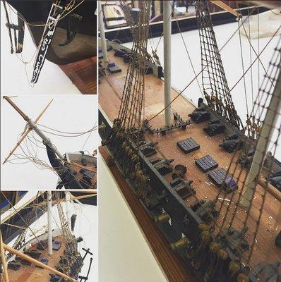 Model ship restoration