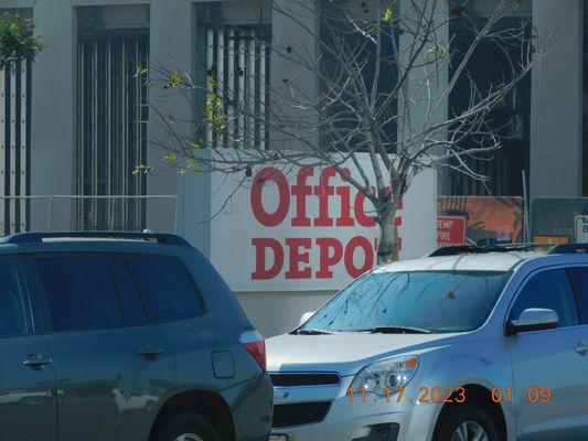 Near the Office Depo you will find areas of high-rise construction you can find the sign at the street.