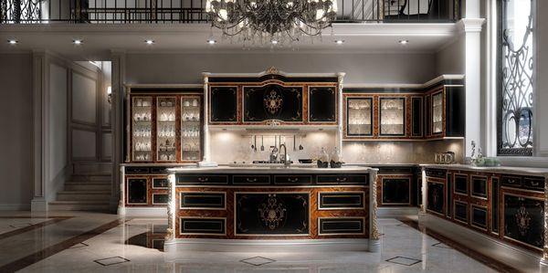 Custom Italian Kitchen Cabinetry