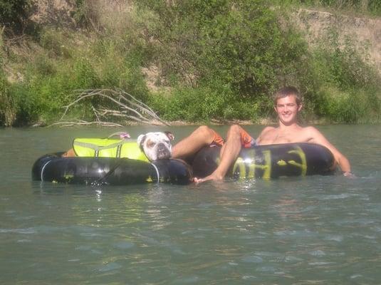 Life doesn't get much better than this ! His dog loved it : )