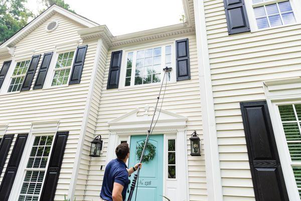 High-Reach Window Cleaning