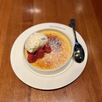 White chocolate crème brûlée