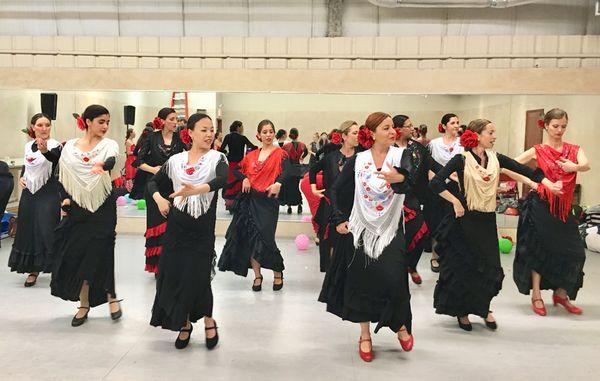 Beginner Flamenco Students showcase