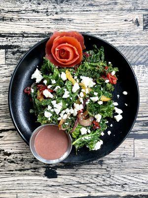 Plum Kale Salad