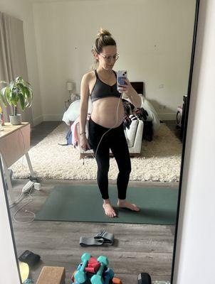 Do I see ab definition in pregnancy?