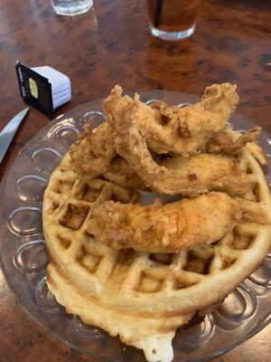 Chicken and waffles