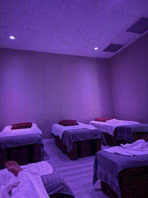 Foot massage room