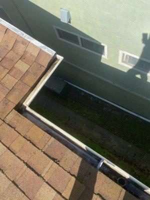 Gutter Cleaning - After! It's so important to get your gutters cleaned regularly!