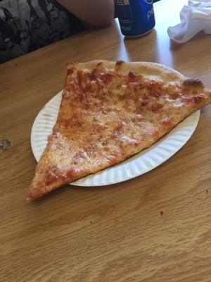 Plain cheesecslice