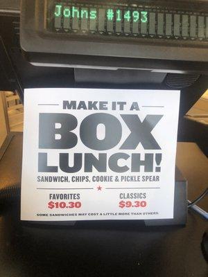 Box lunch