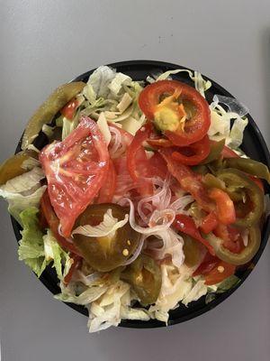 Cheese hoagie bowl