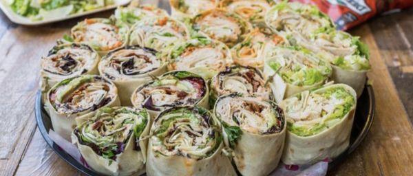 Wraps, Wraps and more Wraps. Excellent for Catering!