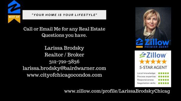 Thinking of Buying or Selling? Don't Miss Out! Call / Email or DM me. https://larissabrodsky.bairdwarner.com/contact.php