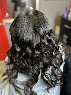 Sew-In With Leave-Out