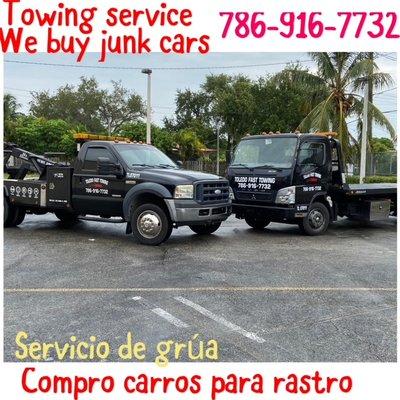 Servicio de Grua, towing service ,We buy junk cars