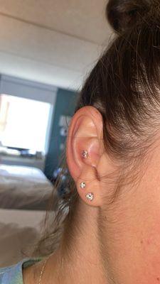 Conch piercing!