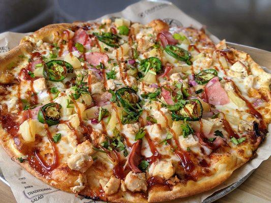 Caribbean BBQ Pizza