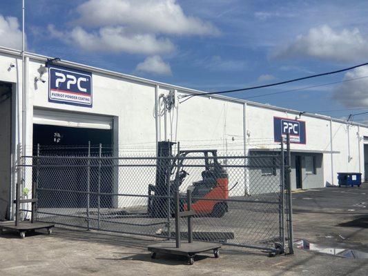 Patriot Powder Coating in Hialeah, FL - Largest powder coating oven in South Florida.