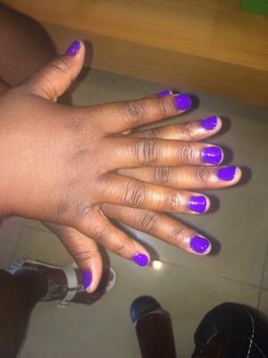 My middle daughter's mani...