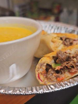 Wrap with lentil soup