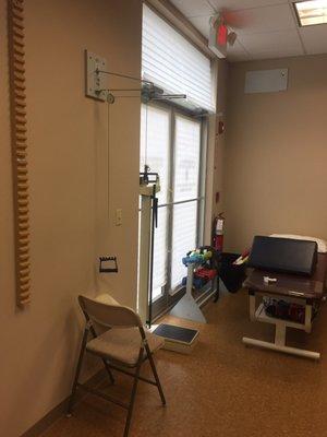 Physical therapy room