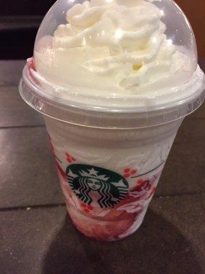 Serious Strawberry Frappuccino