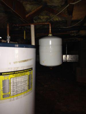 Thermal expansion tank is safety requirement for water heater