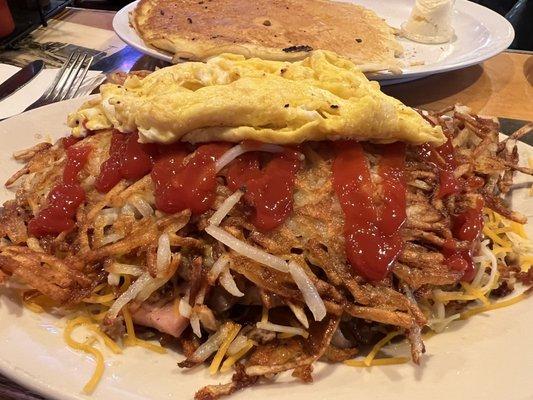 Stuffed hash browns