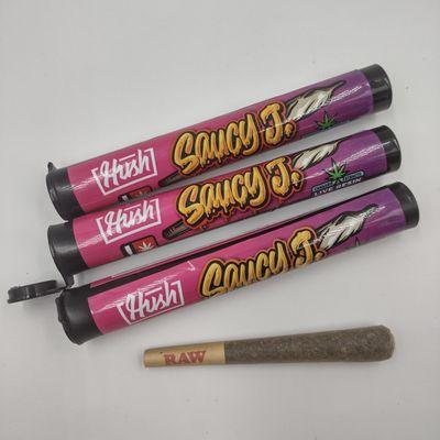 Hush: High Quality. Quality High. Live Resin Infused Prerolls.